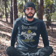 Rocky Mountain National Park Vintage landscape
