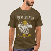 Rocky Mountain National Park Vintage landscape T-Shirt (Vorderseite)