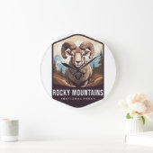 ROCKY MOUNTAIN NATIONAL PARKS WALL CLOCK 2025 GROßE WANDUHR (Zuhause)