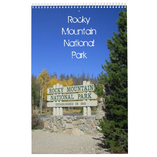 Rocky Mountain Nationalpark 24-monatig Kalender (Titelbild)