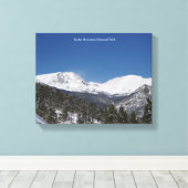 Rocky Mountain Nationalpark 2 Min., Leinwand druck (Insitu (Holzboden))