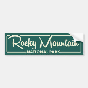 Rocky Mountain Nationalpark Autoaufkleber