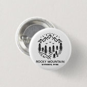 Rocky Mountain Nationalpark Button (Vorne & Hinten)