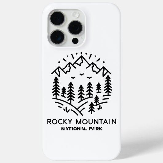 Rocky Mountain Nationalpark Case-Mate iPhone Hülle (Rückseite)