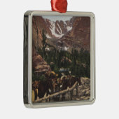Rocky Mountain Nationalpark, Co Ornament Aus Metall (Rechts)