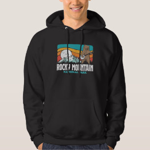 Rocky Mountain Nationalpark Colorado Banjo Bear Hoodie