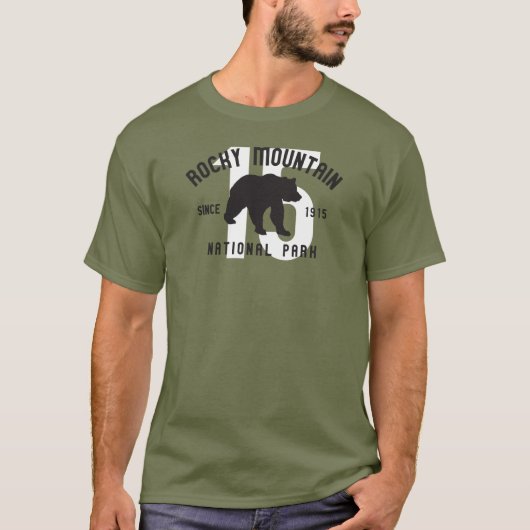 Rocky Mountain Nationalpark-Colorado-Bär T-Shirt (Vorderseite)