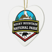 ROCKY MOUNTAIN NATIONALPARK-COLORADO-BERGE KERAMIKORNAMENT (Links)