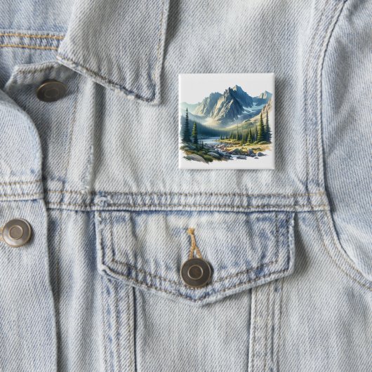 Rocky Mountain Nationalpark Colorado Button (Beispiel)