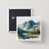 Rocky Mountain Nationalpark Colorado Button (Vorne & Hinten)