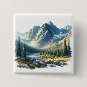 Rocky Mountain Nationalpark Colorado Button (Vorderseite)