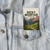 Rocky Mountain Nationalpark Colorado Button (Insitu)