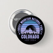 Rocky Mountain Nationalpark Colorado Button (Vorne & Hinten)