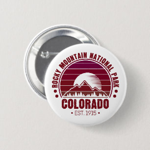 Rocky Mountain Nationalpark Colorado Button