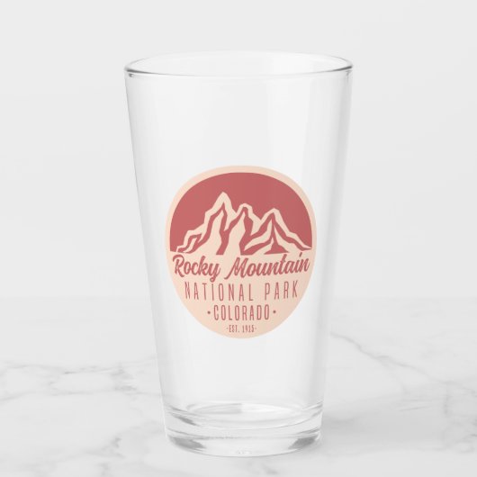 Rocky Mountain Nationalpark Colorado Glas (Vorderseite)