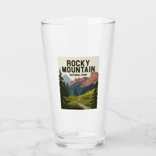 Rocky Mountain Nationalpark Colorado Glas (Vorderseite)
