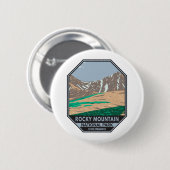 Rocky Mountain Nationalpark Colorado Grays Peak Button (Vorne & Hinten)