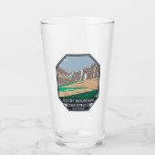 Rocky Mountain Nationalpark Colorado Grays Peak Glas (Vorderseite)