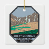 Rocky Mountain Nationalpark Colorado Grays Peak Keramikornament (Rückseite)