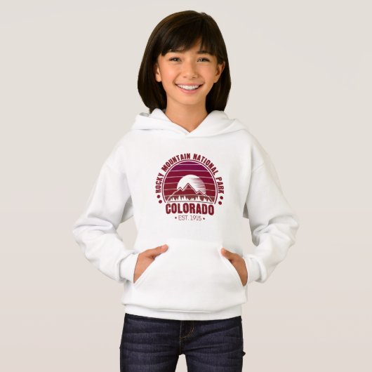 Rocky Mountain Nationalpark Colorado Hoodie (Vorne ganz)
