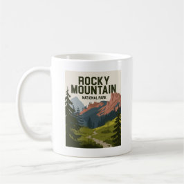 Rocky Mountain Nationalpark Colorado Kaffeetasse