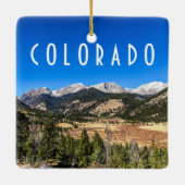 Rocky Mountain Nationalpark Colorado Keramikornament (Rückseite)