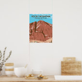 Rocky Mountain Nationalpark Colorado LongPeak Poster (Küche)