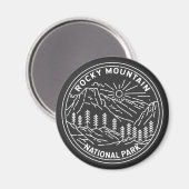 Rocky Mountain Nationalpark Colorado Magnet (Vorderseite/Rückseite)