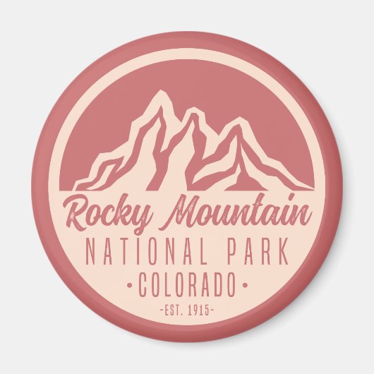 Rocky Mountain Nationalpark Colorado Magnet (Vorne)