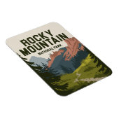 Rocky Mountain Nationalpark Colorado Magnet (Rechte Seite)