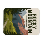 Rocky Mountain Nationalpark Colorado Magnet (Horizontal)
