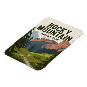 Rocky Mountain Nationalpark Colorado Magnet (Linke Seite)