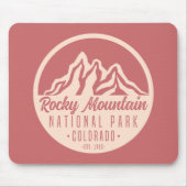 Rocky Mountain Nationalpark Colorado Mousepad (Vorne)