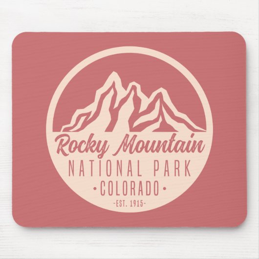 Rocky Mountain Nationalpark Colorado Mousepad (Vorne)