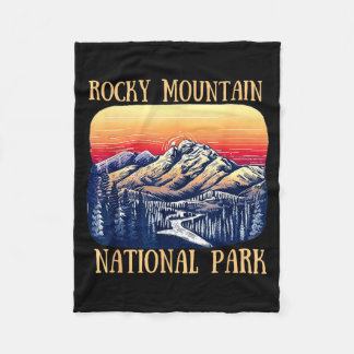 Rocky Mountain Nationalpark Colorado Natur Wandern Fleecedecke