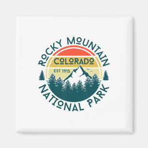 Rocky Mountain Nationalpark Colorado Natur Wandern Magnet