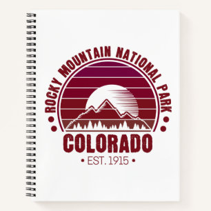 Rocky Mountain Nationalpark Colorado Notizblock