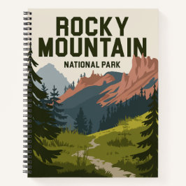 Rocky Mountain Nationalpark Colorado Notizblock