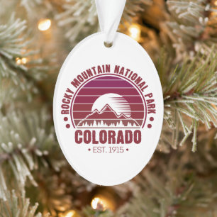 Rocky Mountain Nationalpark Colorado Ornament