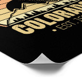 Rocky Mountain Nationalpark Colorado Poster (Ecke)