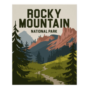 Rocky Mountain Nationalpark Colorado Poster