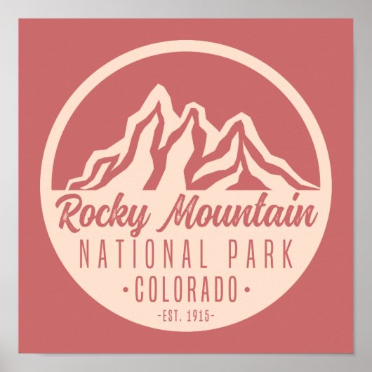 Rocky Mountain Nationalpark Colorado Poster (Vorne)