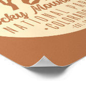 Rocky Mountain Nationalpark Colorado Poster (Ecke)