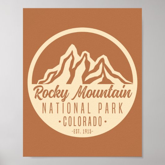 Rocky Mountain Nationalpark Colorado Poster (Vorne)