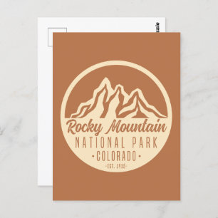 Rocky Mountain Nationalpark Colorado Postkarte