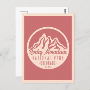 Rocky Mountain Nationalpark Colorado Postkarte