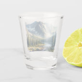 Rocky Mountain Nationalpark Colorado Schnapsglas (Rückseite)