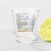 Rocky Mountain Nationalpark Colorado Schnapsglas (Rückseite)