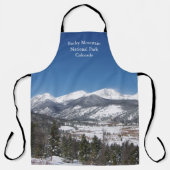 Rocky Mountain Nationalpark Colorado Schürze (Vorderseite)