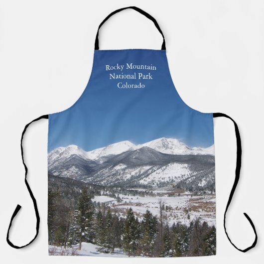 Rocky Mountain Nationalpark Colorado Schürze (Vorderseite)